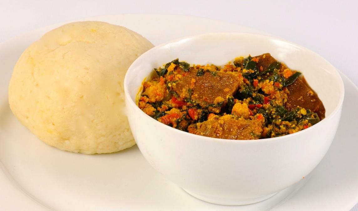 Delicious Egusi soup with swallow - Laveedah Foods